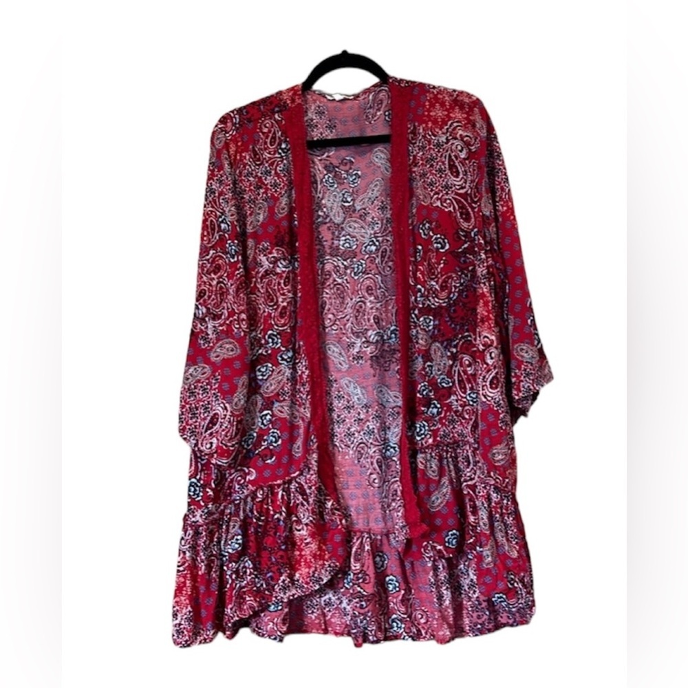 Cardigan kimono by Maurice’s boho style size XXL excellent condition
